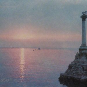 Sevastopol. Monument to flooded ships in Sevastopol defense in 1854-1855, 1970
