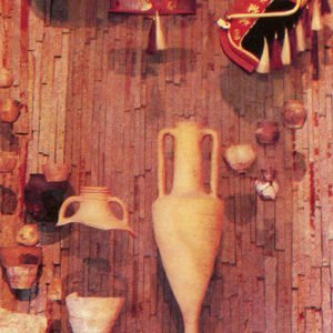 The exhibits of the museum on the island Khortytsya, Zaporizhzhya, 1985
