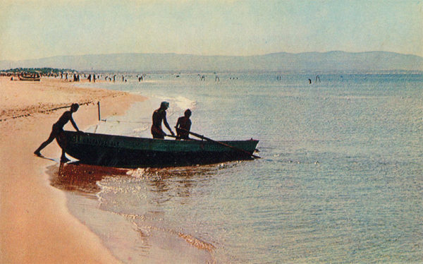 Пляж “Джемете”, Анапа, 1973 год