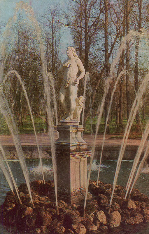 Фонтан “Адам”, Петродворец, 1972 год
