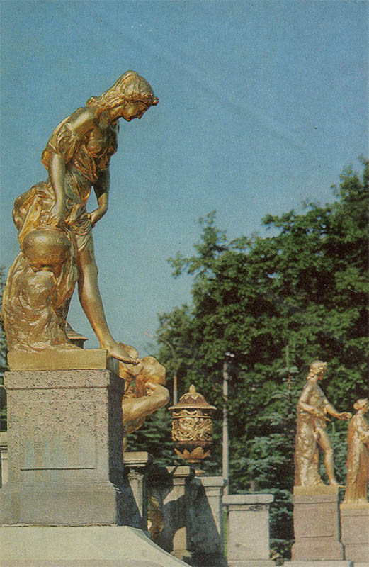 Большой касакад “Пандора”, Петродворец, 1972 год
