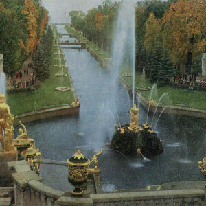 View of the Grand Cascade at Sea Canal, Peterhof, 1983