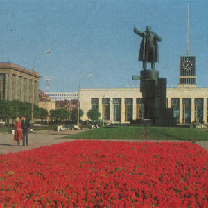 Памятник В.И. Ленину ,Ленинград, 1984 год