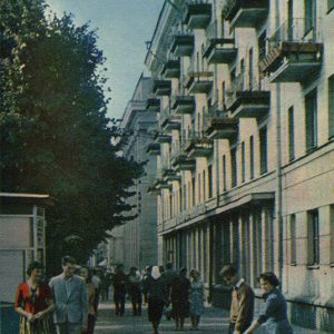 Улица Октябрьская, Полтава, 1963 год