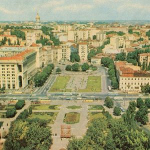 Площадь Калиниа, Киев, 1970 год