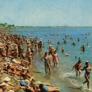 Пляж, Феодосия, 1974