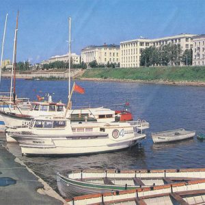Yacht club Arkhangelsk, 1989
