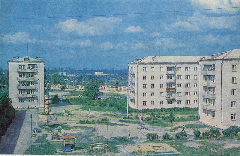 New neighborhood of the city, Gorokhovets, 1983