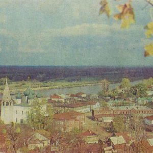 Панорама города с Пужаловой горы, Гороховец, 1983