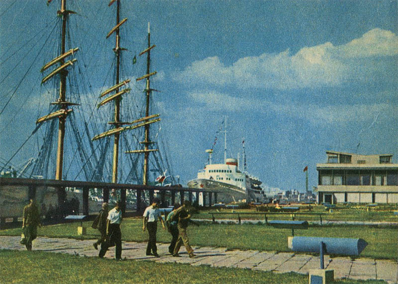 Морской пассажирский вокзал. Рига, 1973